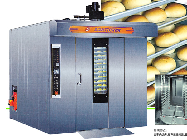 64盤雙（shuāng）推車熱（rè）風旋（xuán）轉爐